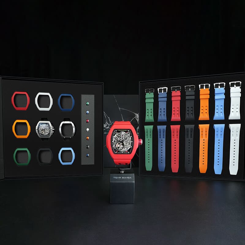 Atomic Interchangeable Automatic Watch Combo (7-in-1)
